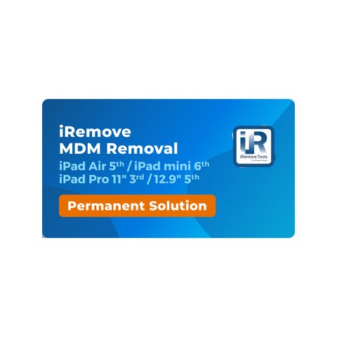 iRemove MDM Removal for iPad Air 5th, iPad mini 6th, iPad Pro 11 inch 3rd, iPad Pro 12.9 inch 5th
