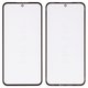 Housing Glass G+OCA PRO compatible with Samsung A556 Galaxy A55, (with OCA film, black)