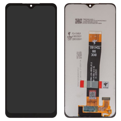 LCD compatible with Samsung A047 Galaxy A04s, A136 Galaxy A13 5G, black, without frame, FLYCDI, BV065WBM L0A 8K00_R1.0