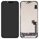 LCD compatible with iPhone 14 Plus, (black, with frame, AAA, (TFT), ZY, LTPS HD+)