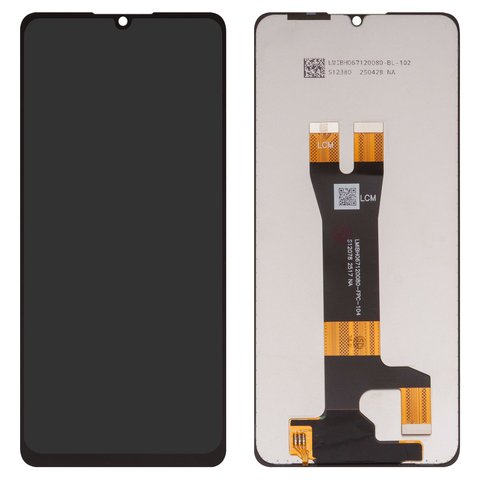 LCD compatible with ZTE Blade A36, Blade A56, black, without frame, High Copy 