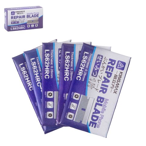 Glue Removing Blade Kingmax LS62HRC, 5 pcs 