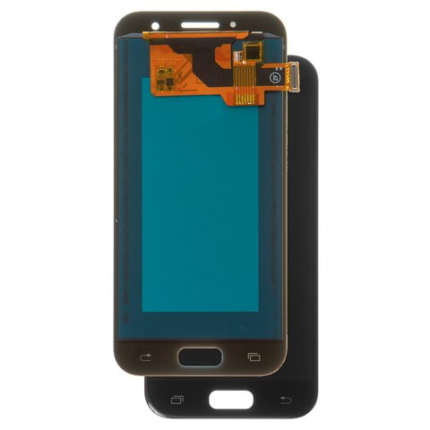 Pantalla LCD puede usarse con Samsung A320 Galaxy A3 2017 , negro, con ajuste de brillo, sin marco, Copy, TFT