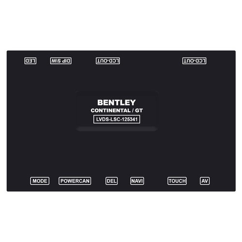 Interfaz de video para Bentley Continental, Mulsane modelos 2012-2015