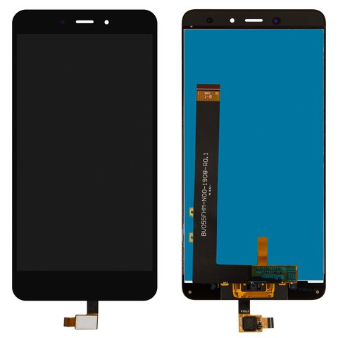 Pantalla LCD puede usarse con Xiaomi Redmi Note 4, negro, Original PRC , MediaTek