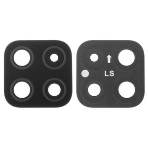 Vidrio de cámara puede usarse con Samsung A226 Galaxy A22 5G, negro, sin marco