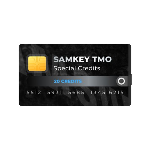 Créditos especiales Samkey TMO 20 créditos 