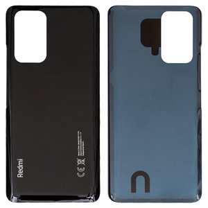 Panel trasero de carcasa puede usarse con Xiaomi Redmi Note 10 Pro, Redmi Note 10 Pro Max, negra, dark night