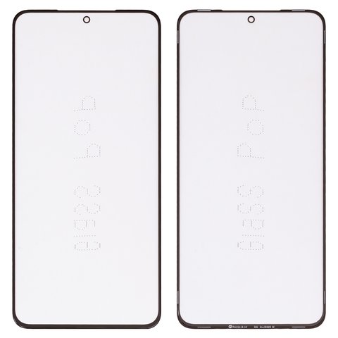 Vidrio de carcasa G+OCA PRO puede usarse con Samsung G991 Galaxy S21 5G, con película OCA, negro