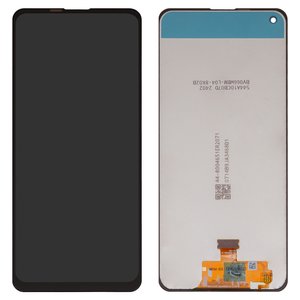 Pantalla LCD puede usarse con Samsung A217 Galaxy A21s, negro, sin marco, Box 