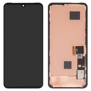 Pantalla LCD puede usarse con Google Pixel 8, negro, con marco, High Copy, con borde ancho, OLED  GKWS6, G9BQD, GA04851 US, GZPFO, GPJ41
