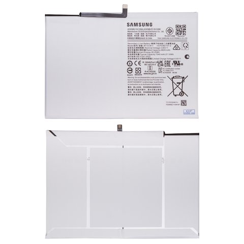 Batería WT S W11 puede usarse con Samsung X210 Galaxy Tab A9 Plus, X215 Galaxy Tab A9 Plus LTE, Li Polymer, 3.85 V, 7040 mAh, Original PRC 