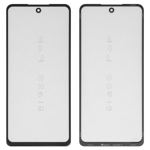 Vidrio de carcasa G+OCA PRO puede usarse con Tecno Pova 5 LH7n , Pova 5 Pro LH8n , Spark 10 Pro; Infinix Hot 30, Note 30 X6833, X6716 , con película OCA, negro