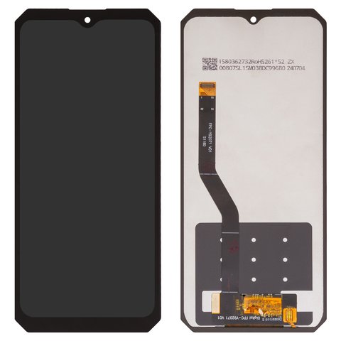 Pantalla LCD puede usarse con Oukitel WP23, WP23 Plus, WP23 Pro, WP28, WP38, negro, sin marco, High Copy, FPC Y92071 V01