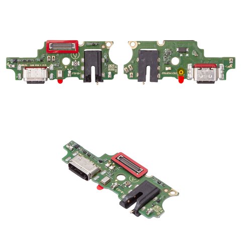 Cable flex puede usarse con Infinix Hot 40 X6836 , Hot 40 Pro X6837 , del conector de carga, con componentes, Original PRC , placa del cargador