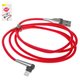 Кабель для зарядки Baseus MVP Elbow, USB тип-A, Lightning, 100 см, 2,4 А, червоний, #CALMVP-D09