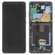 Дисплей для Samsung G988 Galaxy S20 Ultra, черный, с фронтальной камерой, с рамкой, Original (PRC), cosmic black