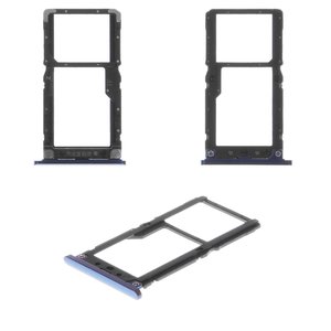 Держатель SIM карты для Xiaomi Mi 8 Lite 6.26", синий, M1808D2TG