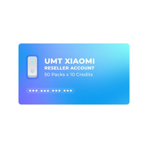 Аккаунт дилера UMT Xiaomi 50 паков x 10 кредитов 