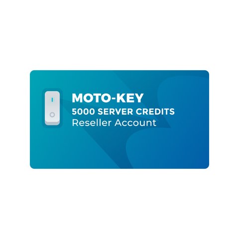 5000 серверных кредитов Moto Key для аккаунта реселера
