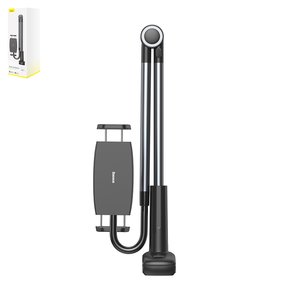 Тримач Baseus Otaku life Pro, настільний, з кріпленням, висувний, сірий, #LUZQ000013