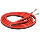 Провод в силиконовой изоляции 2x12AWG, 3,5 мм², 1 м, черный, красный, UL3135