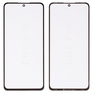 Стекло корпуса G+OCA PRO для Xiaomi Redmi Note 10 Pro, Redmi Note 10 Pro Max, с OCA пленкой, черное