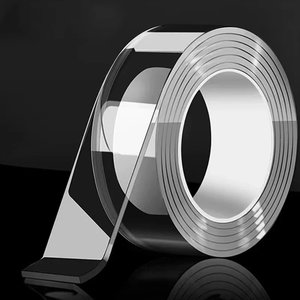 Двостороння нано стрічка Ivy Grip, силікон, 1 м, 20 мм, 2 мм, прозора, багаторазова