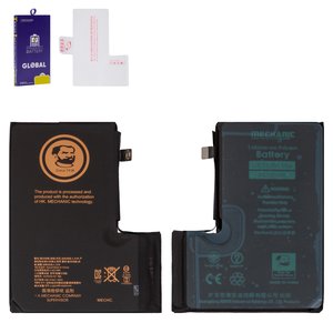 Аккумулятор Mechanic для Apple iPhone 12 Pro Max, Li Polymer, 3,8 В, 4420 мАч, повышенная ёмкость, original IC
