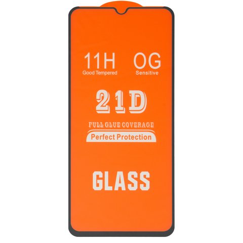 Захисне скло для Oppo A18, A38, A77 4G, A77s, сумісне з чохлом, Full Glue, без упаковки , чорний