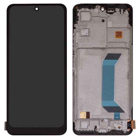 Дисплей для Xiaomi Poco X5 5G, Redmi Note 12 5G, черный, с рамкой, Сopy, TFT , 22111317PG, 22111317PI, 22111317I, 22111317G