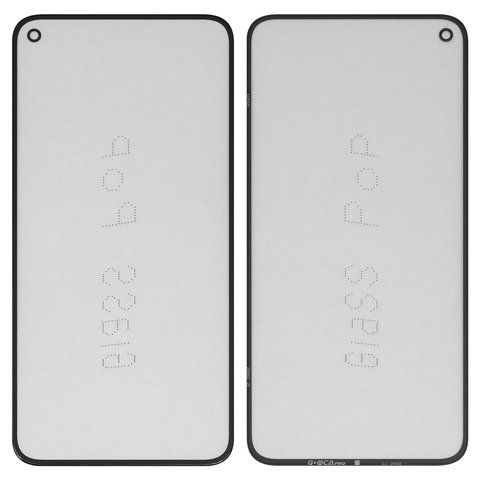 Скло корпуса G+OCA PRO для Google Pixel 5, з ОСА плівкою, чорне