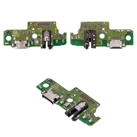 Шлейф для Samsung A146P Galaxy A14 5G, конектора зарядки, з компонентами, High Copy, плата зарядки