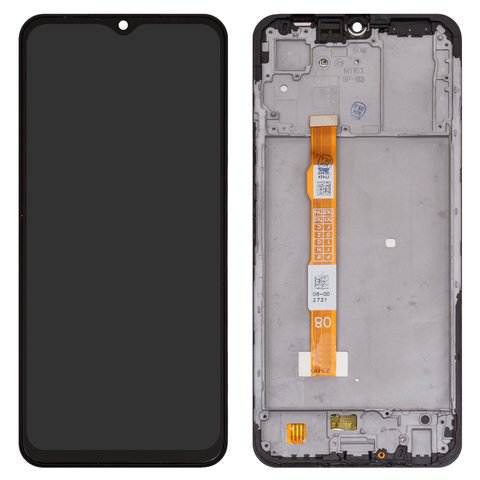 Дисплей для Vivo Y33s, чорний, з рамкою, High Copy