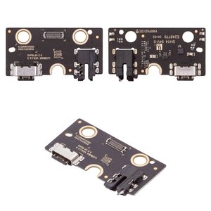 Шлейф для Xiaomi Redmi Pad SE 11", конектора зарядки, з компонентами, Original PRC , плата зарядки, 23073RPBFG