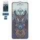Защитное стекло iNobi Amulet для Realme C25Y, C30s, C31, Full Glue, Anti-Static, черный