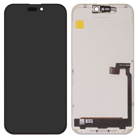 Дисплей для iPhone 16 Pro Max, черный, с рамкой, High Copy, без ошибки, OLED  hard diagnosable, DD OLED