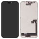 Дисплей для iPhone 16 Pro, черный, с рамкой, без ошибки, (OLED) hard diagnosable, ZY-OLED