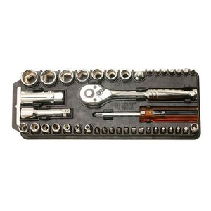 Набор торцевых головок и бит Pro'sKit 8PK-227 с трещоткой (40 шт.) Набор торцевых головок и бит Pro'sKit 8PK-227 с трещоткой (40 шт.)
