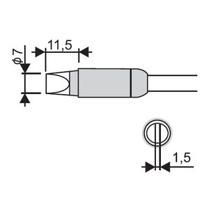Паяльне жало нагрівач Goot RX 85HRT 7D