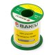 Solder Wire Baku BK-10005, Sn 97%, Ag 0.3%, Cu 0.7%, Flux 2% 0.5 mm, 100 g