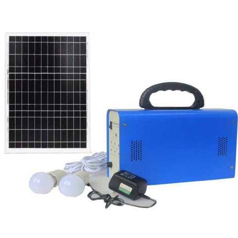 Estación de energía solar portátil DC 20 W, 12 V 12 Ah, Poly 18 V 20 W