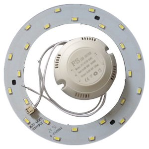 Juego de piezas para armar lámpara LED de 12 W (luz blanca natural, redondo, 4000-4500 K) Juego de piezas para armar lámpara LED de 12 W (luz blanca natural, redondo, 4000-4500 K)